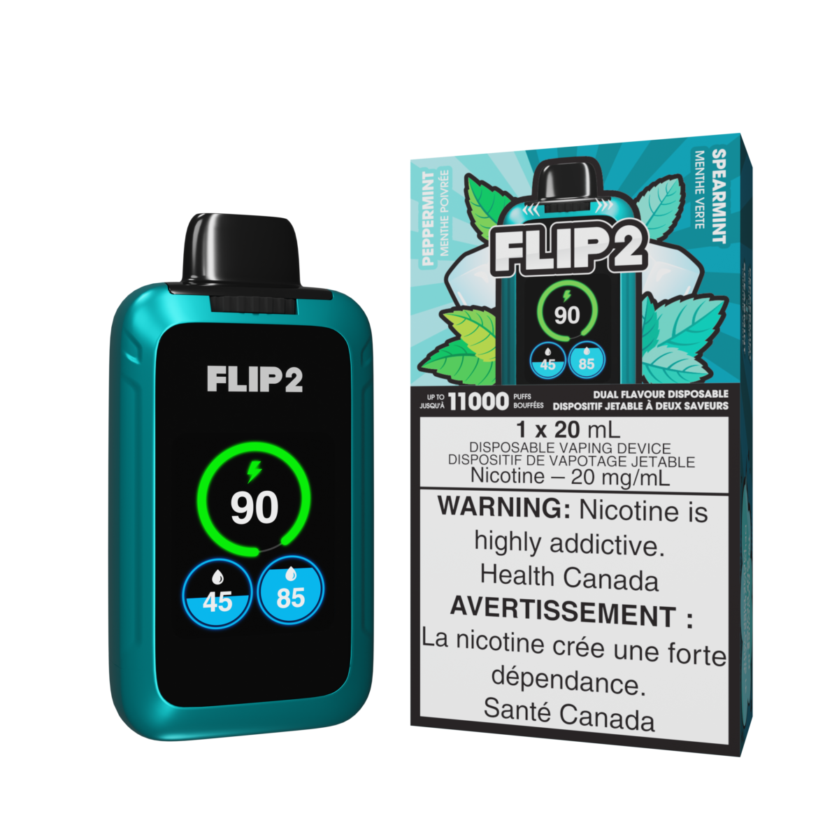 FLIP2 DEVICE KITPACKAGE PEPPERMINT SPEARMINT