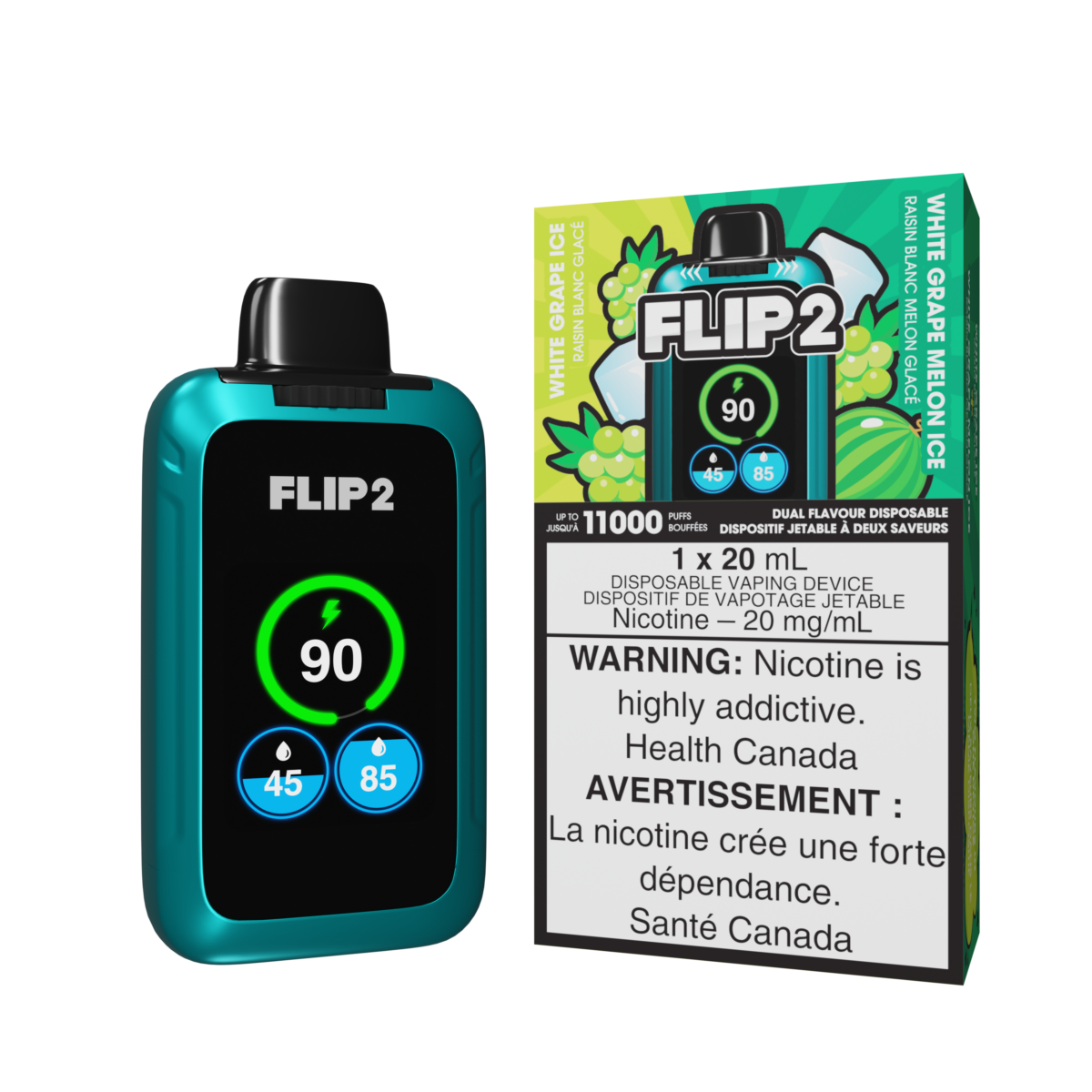 FLIP2 DEVICE KITPACKAGE WHITEGRAPEICE WHITEGRAPEMELONICE