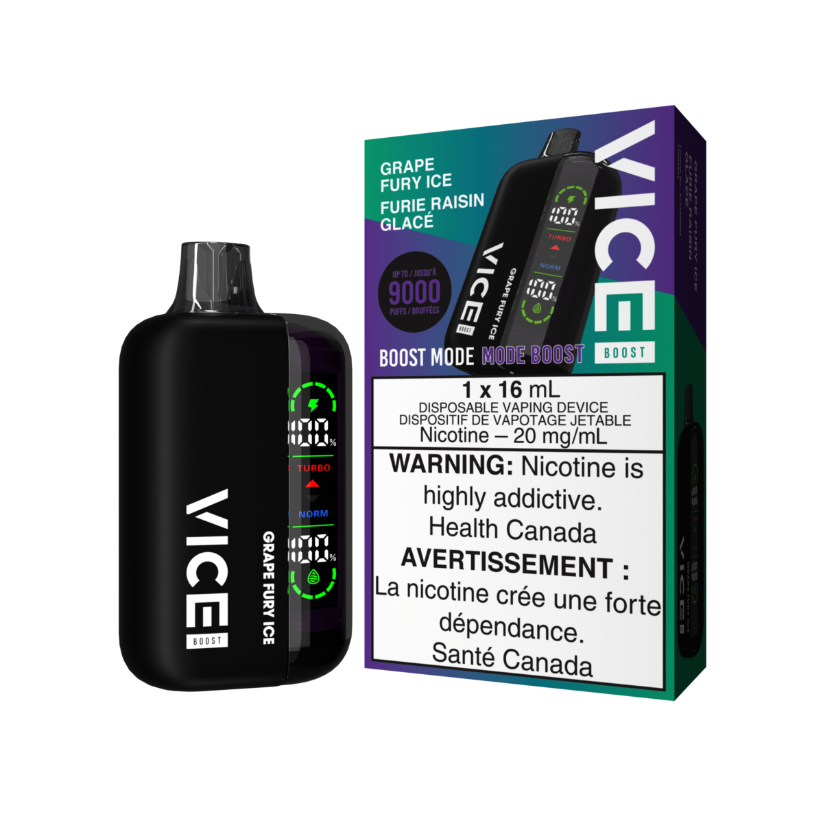 VICEBOOST DEVICE KITPACKAGE GRAPEFURYICE