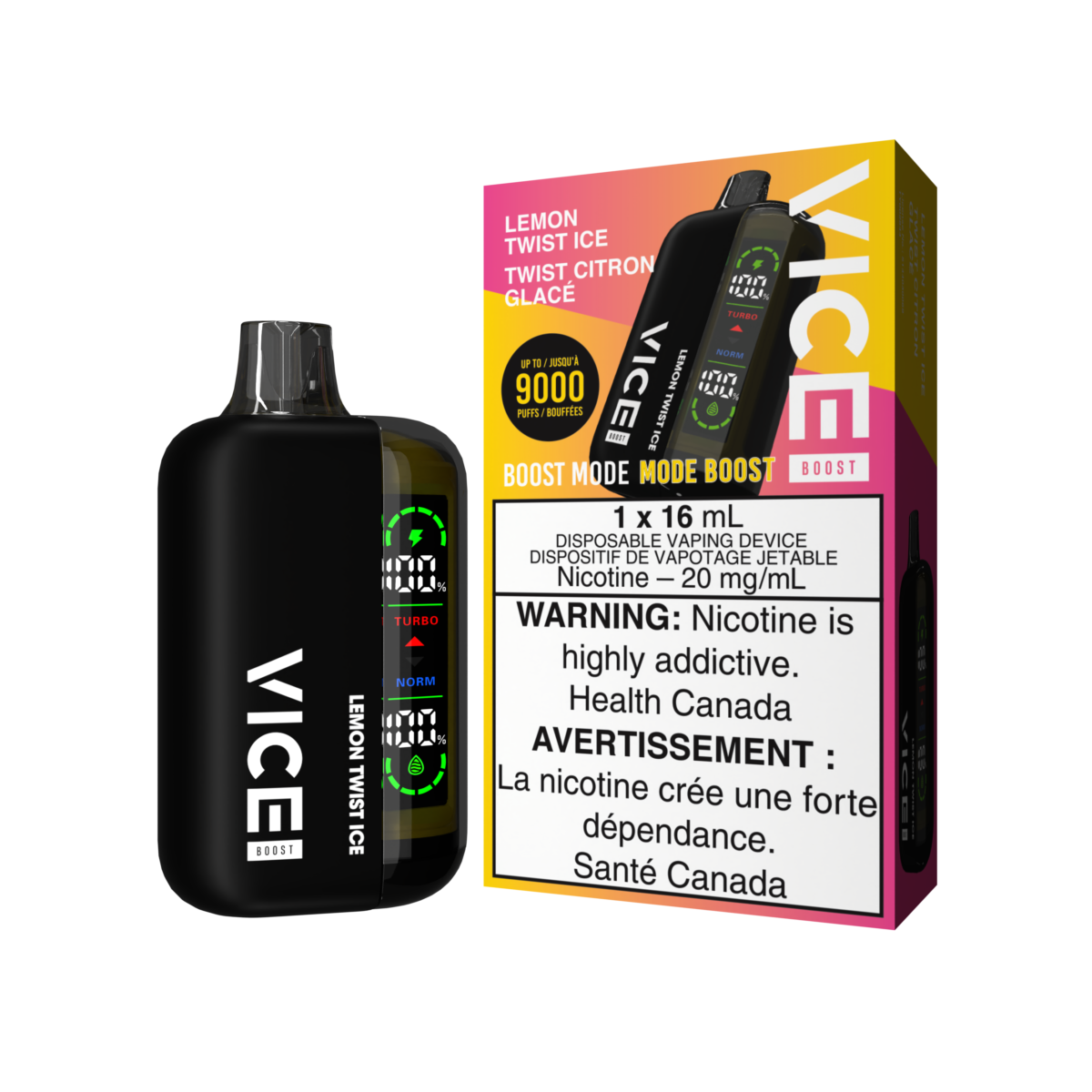 VICEBOOST DEVICE KITPACKAGE LEMONTWISTICE