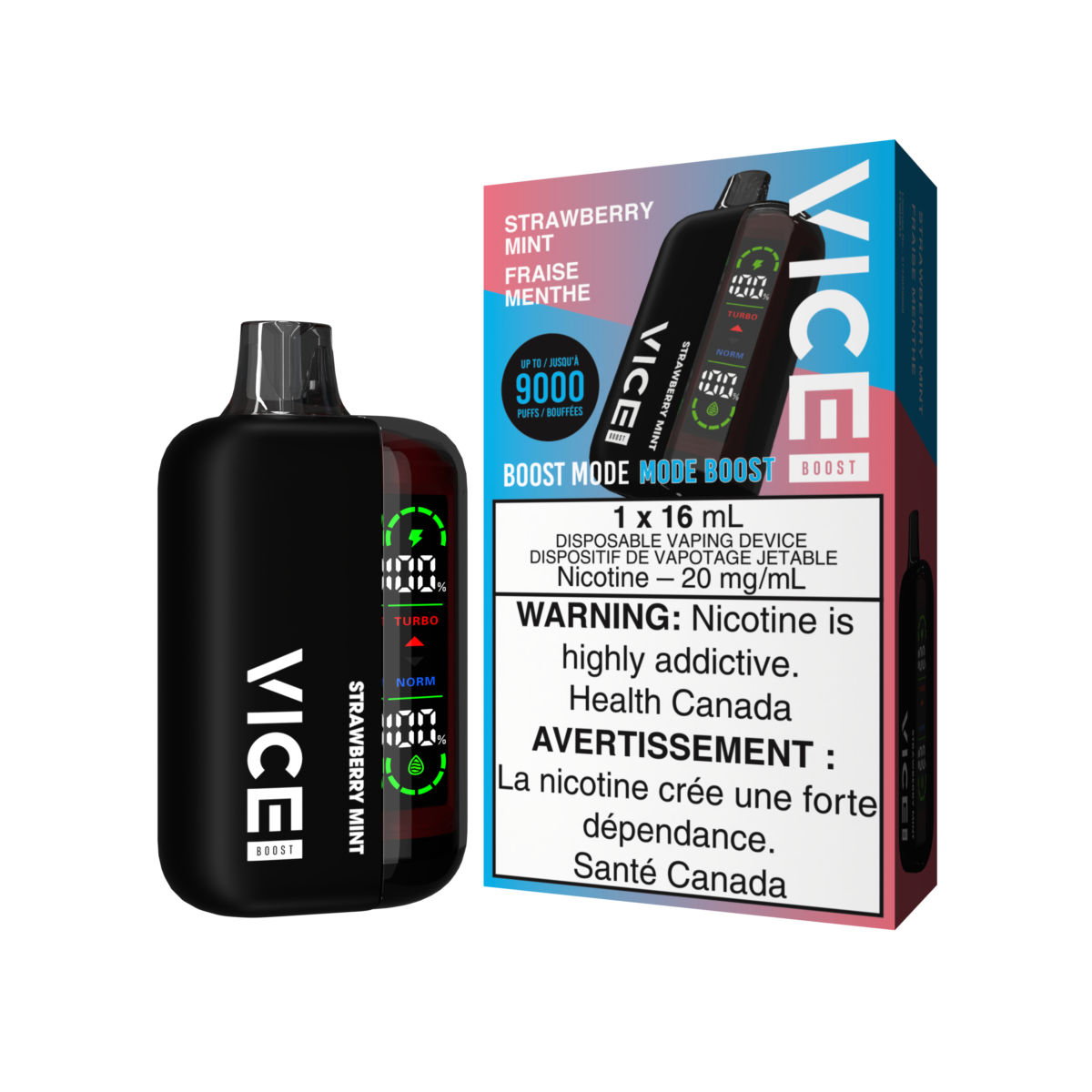 VICEBOOST DEVICE KITPACKAGE STRAWBERRYMINT