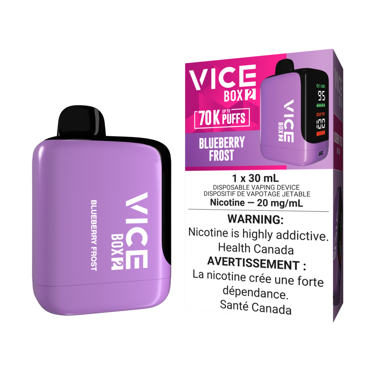 VICEBOX2 DEVICE KITPACKAGE BLUEBERRYFROST