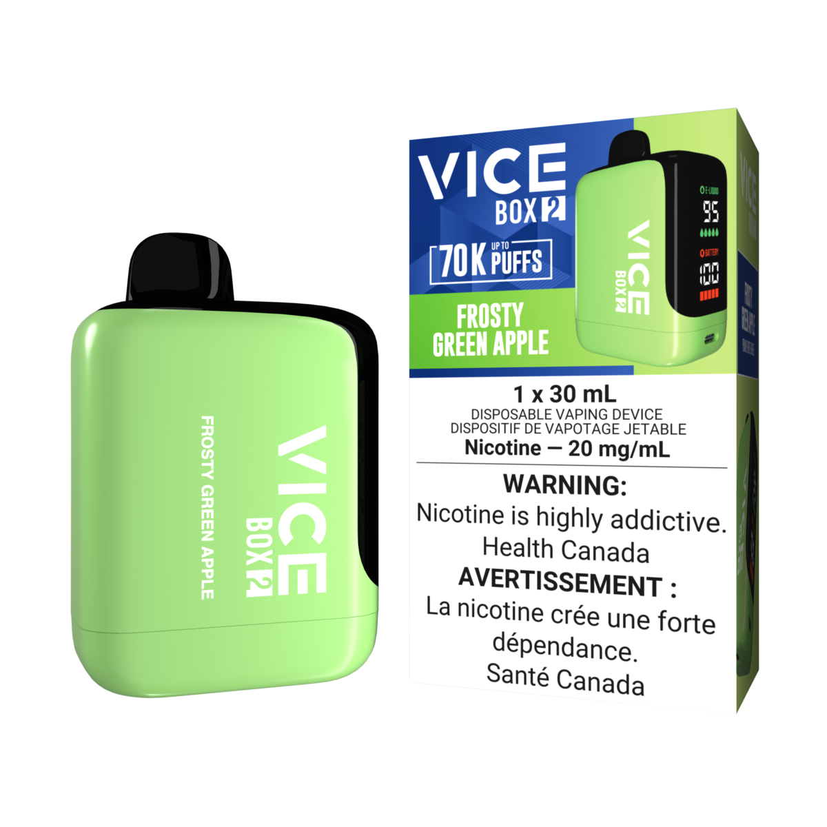 VICEBOX2 DEVICE KITPACKAGE FROSTYGREENAPPLE