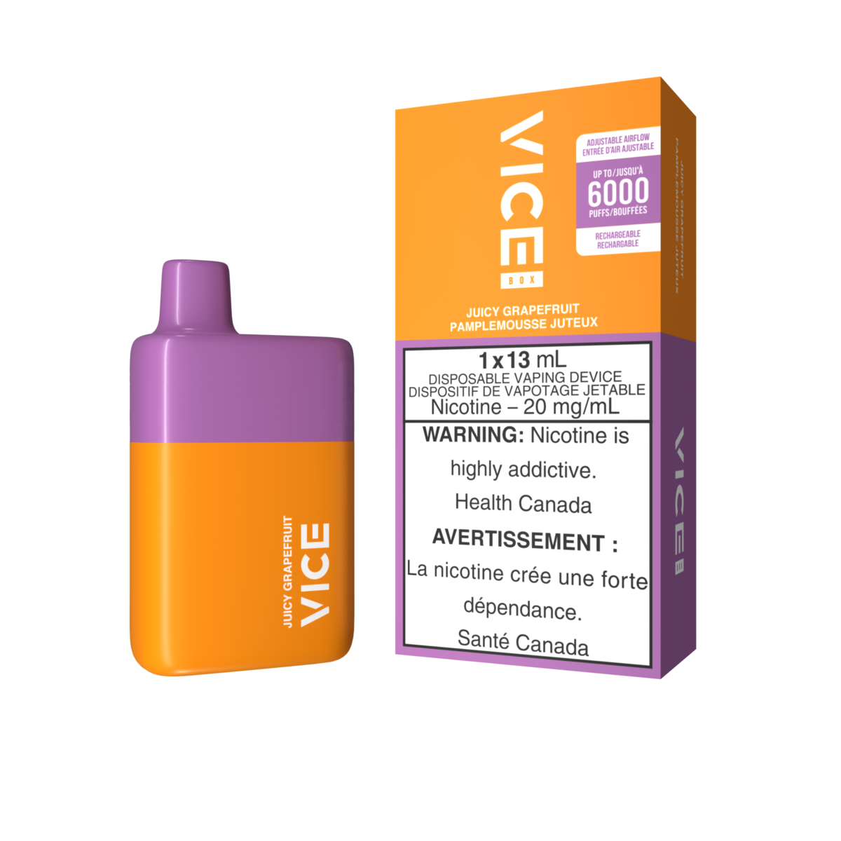 VICEBOXDisposable JuicyGrapefruit20MG