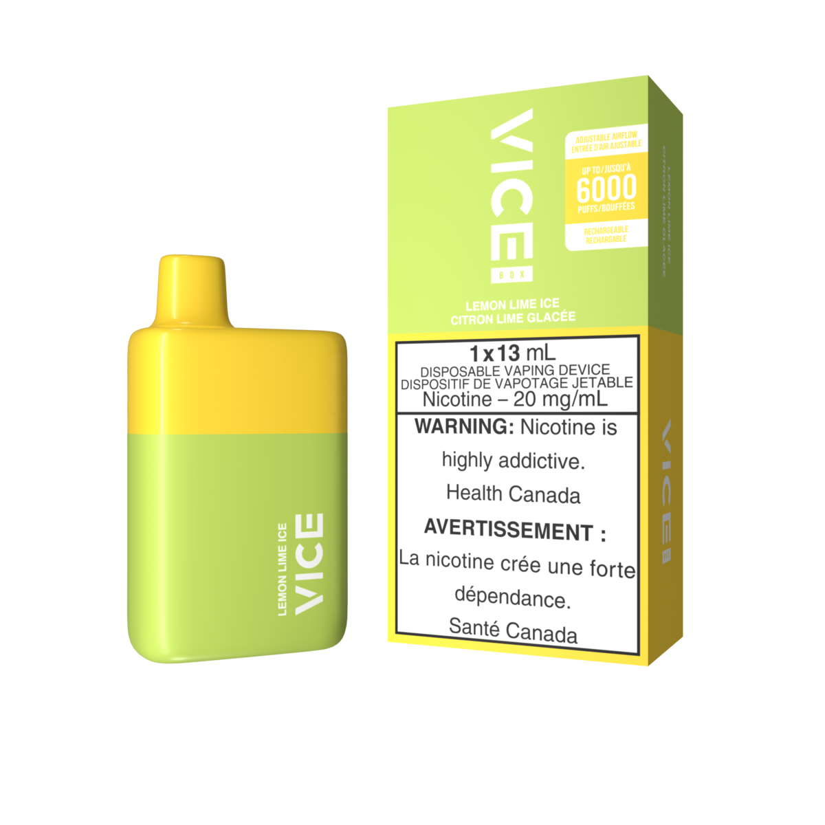 VICEBOXDisposable LemonLimeIce20MG